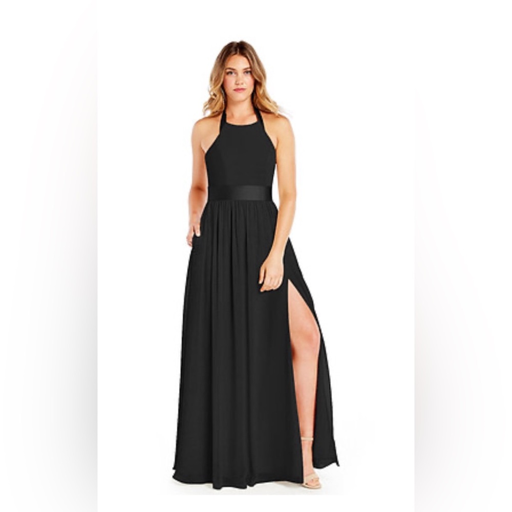 Azazie Aurora Halter Bridesmaid Dress